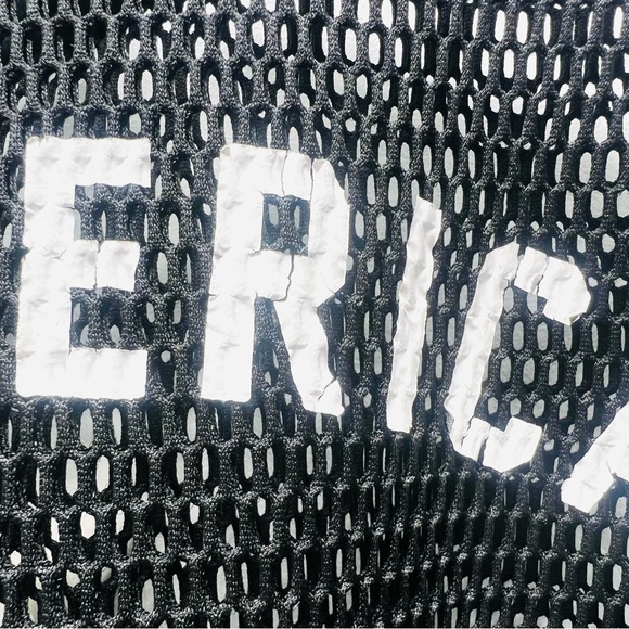 GOOD AMERICA Warrior Mesh Cover Up Workout Top Oversized Short Sleeve Medium - Picture 11 of 12